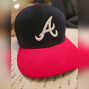 Atlanta Braves low profile fitted cap
